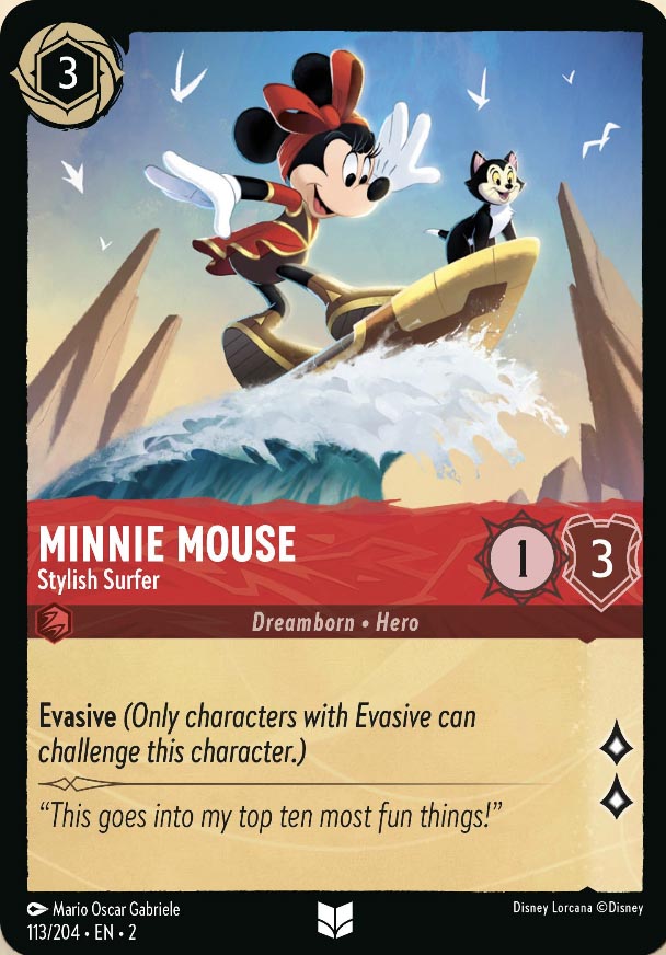 Disney Lorcana TCG: Minnie Mouse, Stylish Surfer