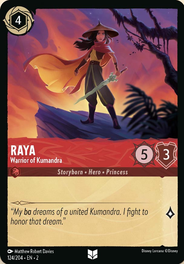 Disney Lorcana TCG: Raya, Warrior of Kumandra
