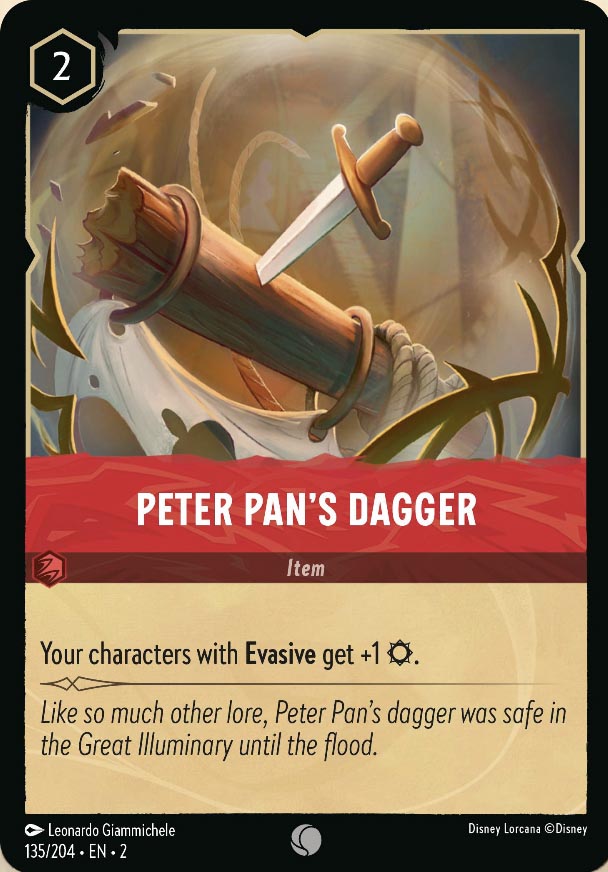 Disney Lorcana TCG: Peter Pan's Dagger