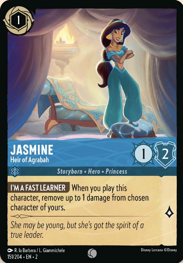 Disney Lorcana TCG: Jasmine, Heir of Agrabah