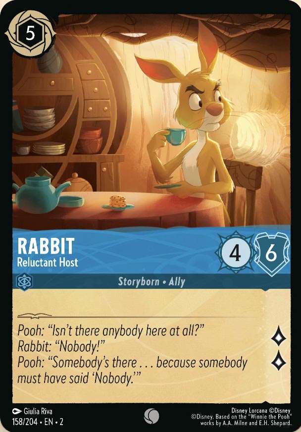 Disney Lorcana TCG: Rabbit, Reluctant Host