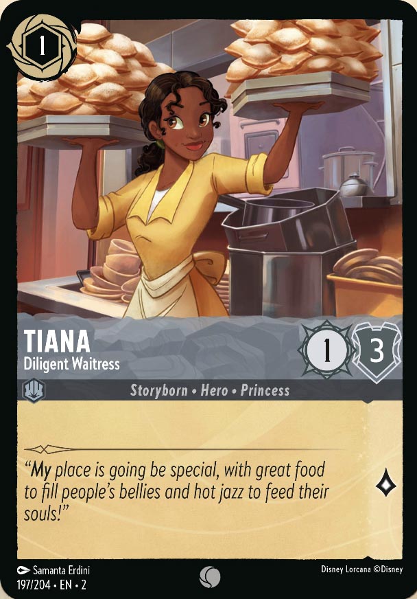 Disney Lorcana TCG: Tiana, Diligent Waitress