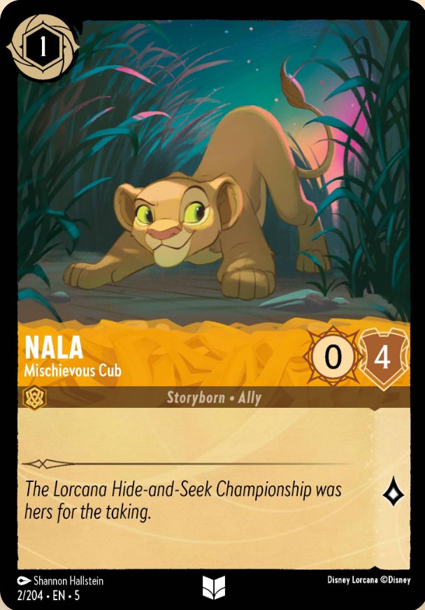 Disney Lorcana TCG: Nala, Mischievous Cub