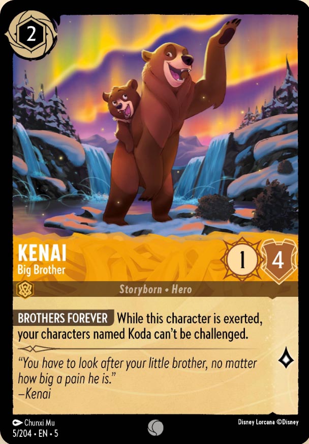 Disney Lorcana TCG: Kenai, Big Brother