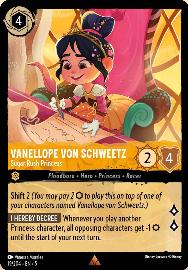 Disney Lorcana TCG: Vanellope Von Schweetz, Sugar Rush Princess