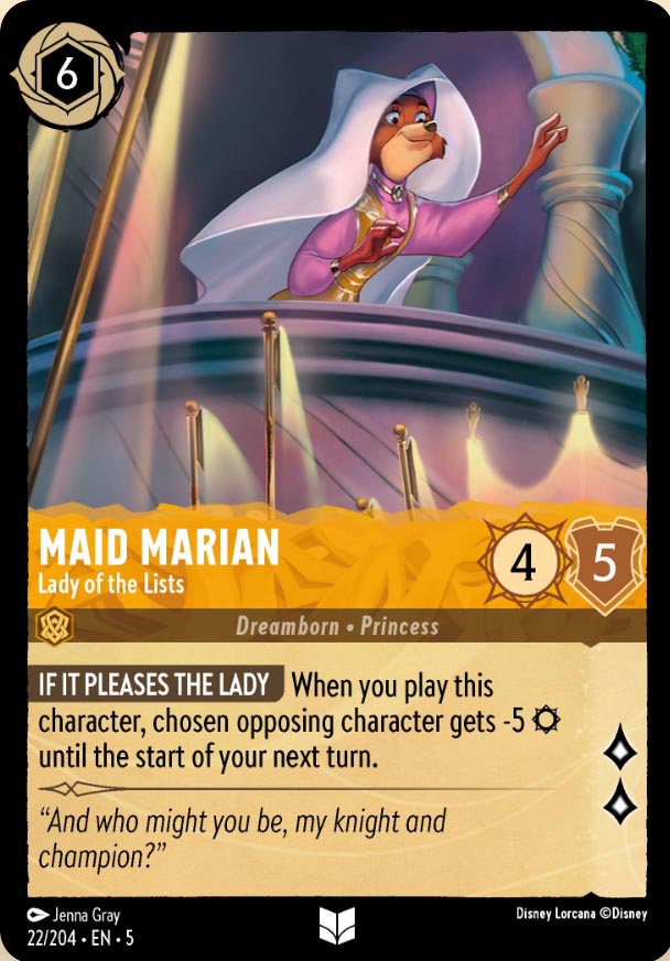 Disney Lorcana TCG: Maid Marian, Lady of the Lists