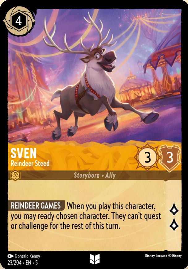 Disney Lorcana TCG: Sven, Reindeer Steed