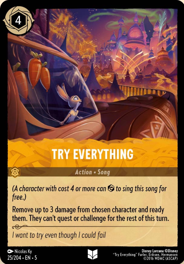 Disney Lorcana TCG: Try Everything