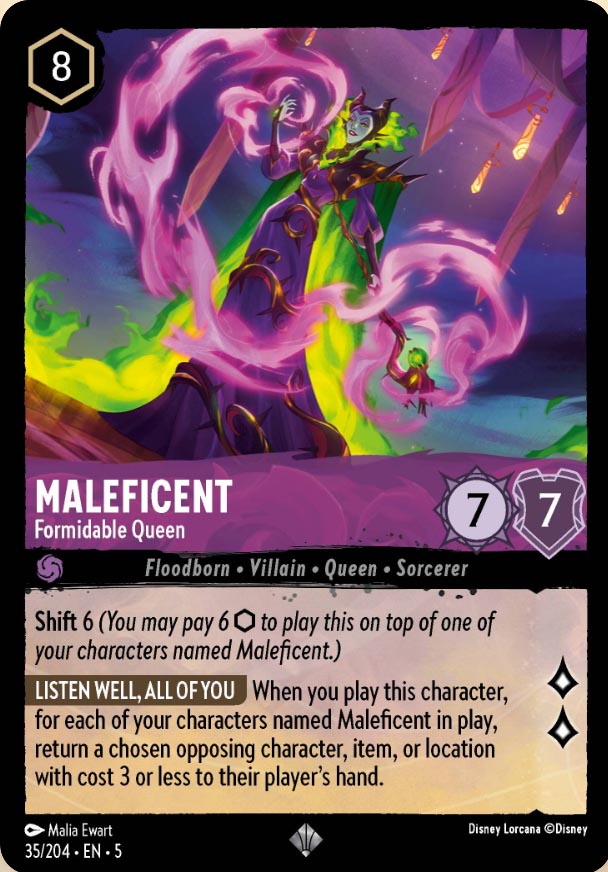 Disney Lorcana TCG: Maleficent, Formidable Queen