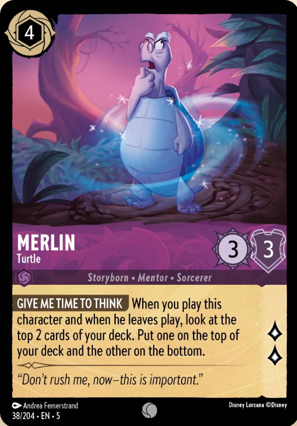 Disney Lorcana TCG: Merlin, Turtle