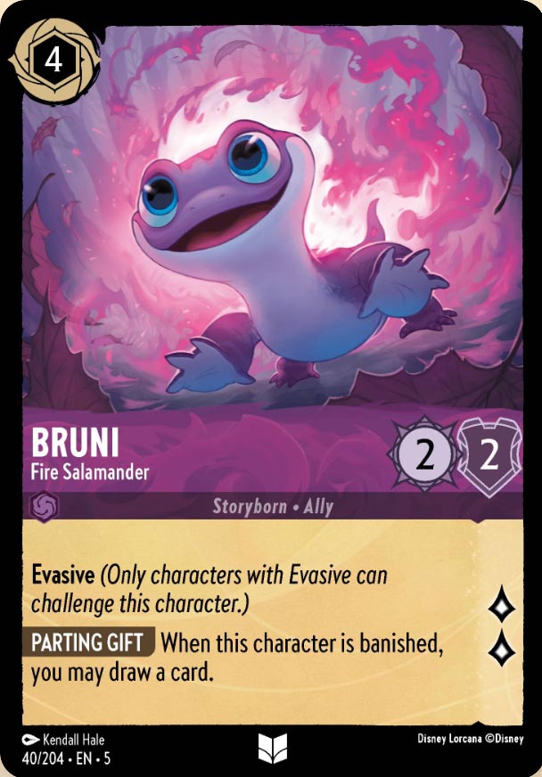 Disney Lorcana TCG: Bruni, Fire Salamander