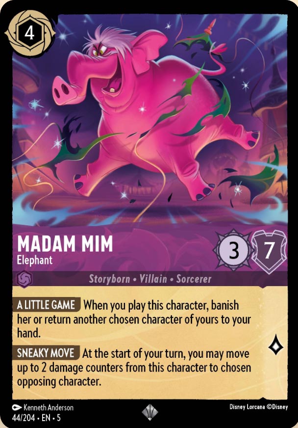 Disney Lorcana TCG: Madam Mim, Elephant