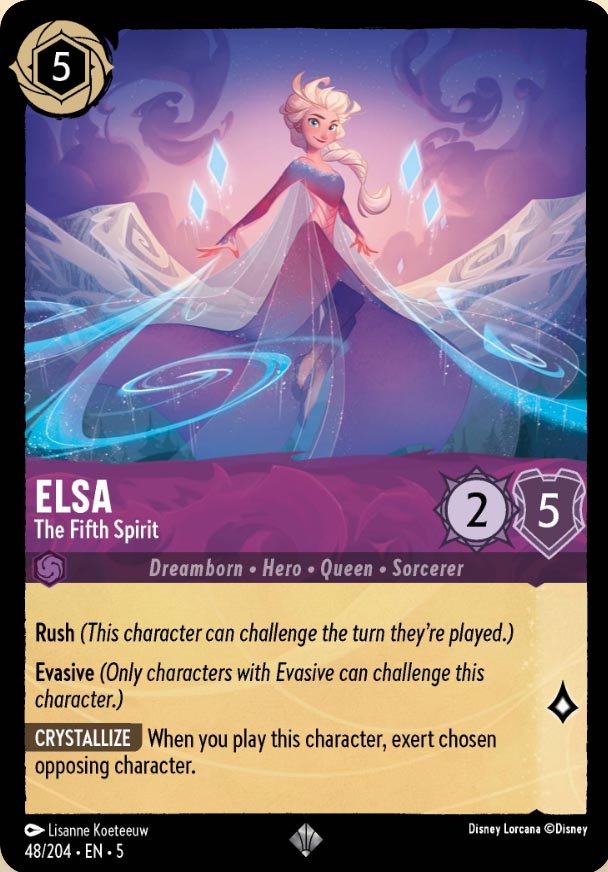 Disney Lorcana TCG: Elsa, The Fifth Spirit