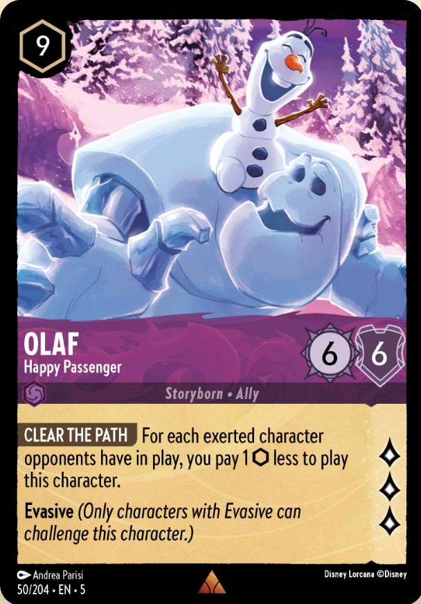 Disney Lorcana TCG: Olaf, Happy Passenger