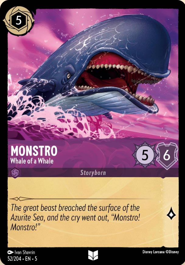 Disney Lorcana TCG: Monstro, Whale of a Whale