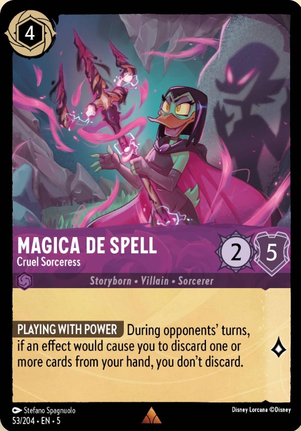 Disney Lorcana TCG: Magica De Spell, Cruel Sorceress