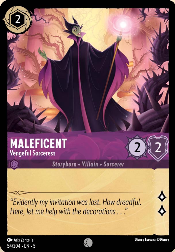 Disney Lorcana TCG: Maleficent, Vengeful Sorceress