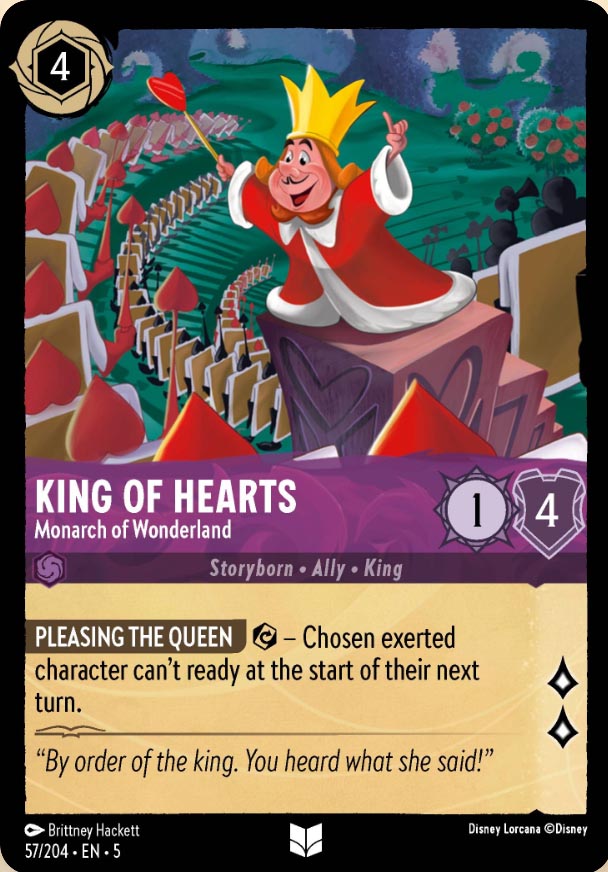 Disney Lorcana TCG: King of Hearts, Monarch of Wonderland