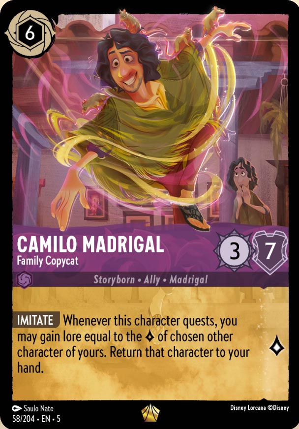 Disney Lorcana TCG: Camilo Madrigal, Family Copycat