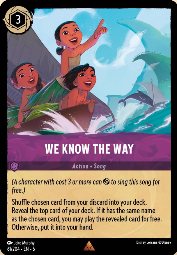 Disney Lorcana TCG: We Know The Way