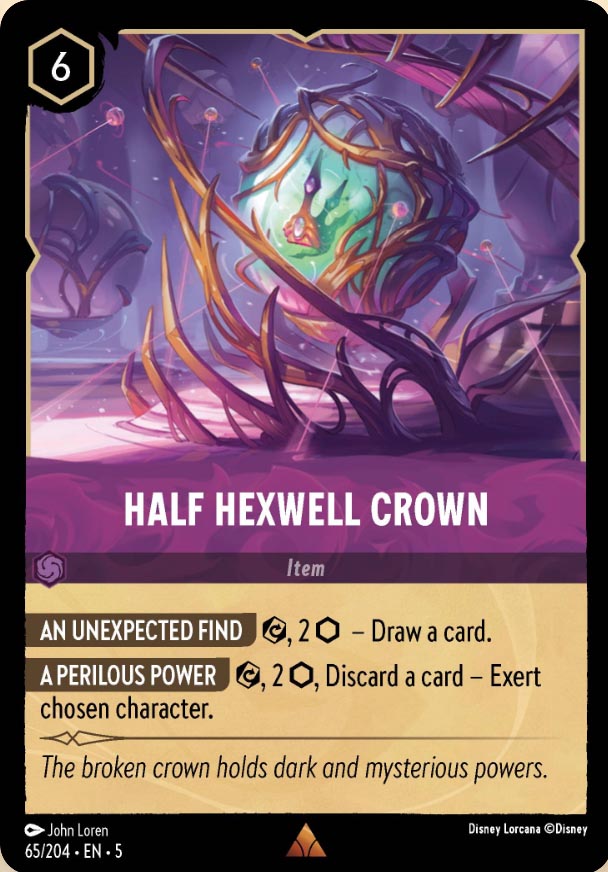 Disney Lorcana TCG: Half Hexwell Crown