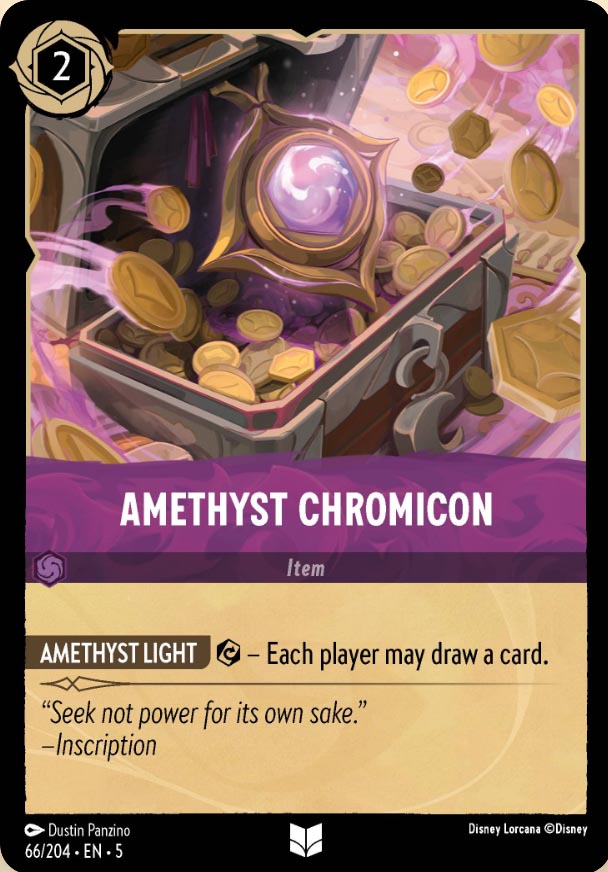 Disney Lorcana TCG: Amethyst Chromicon