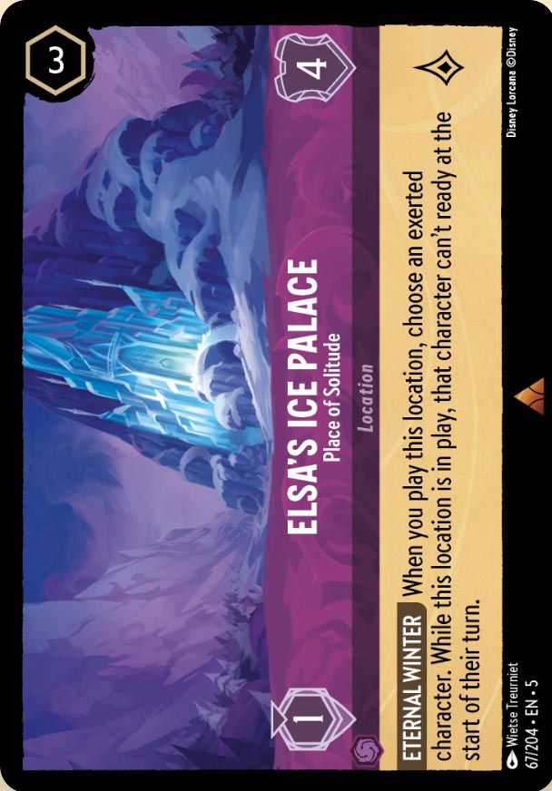 Disney Lorcana TCG: Elsa's Ice Palace, Place of Solitude