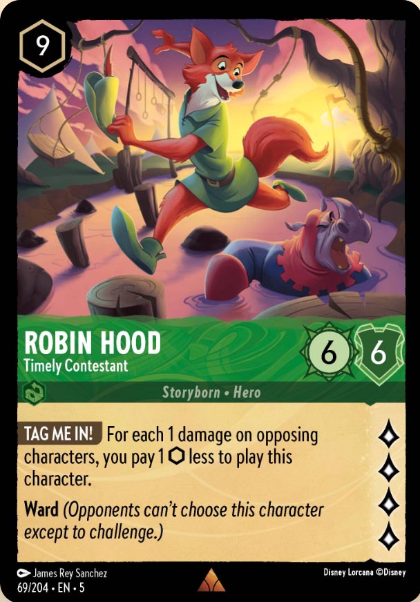 Disney Lorcana TCG: Robin Hood, Timely Contestant