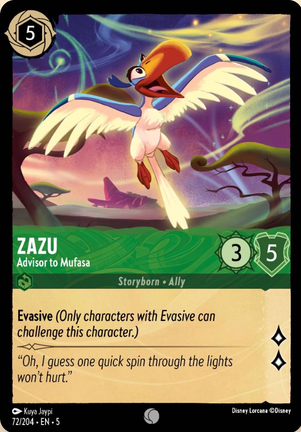 Disney Lorcana TCG: Zazu, Advisor to Mufasa