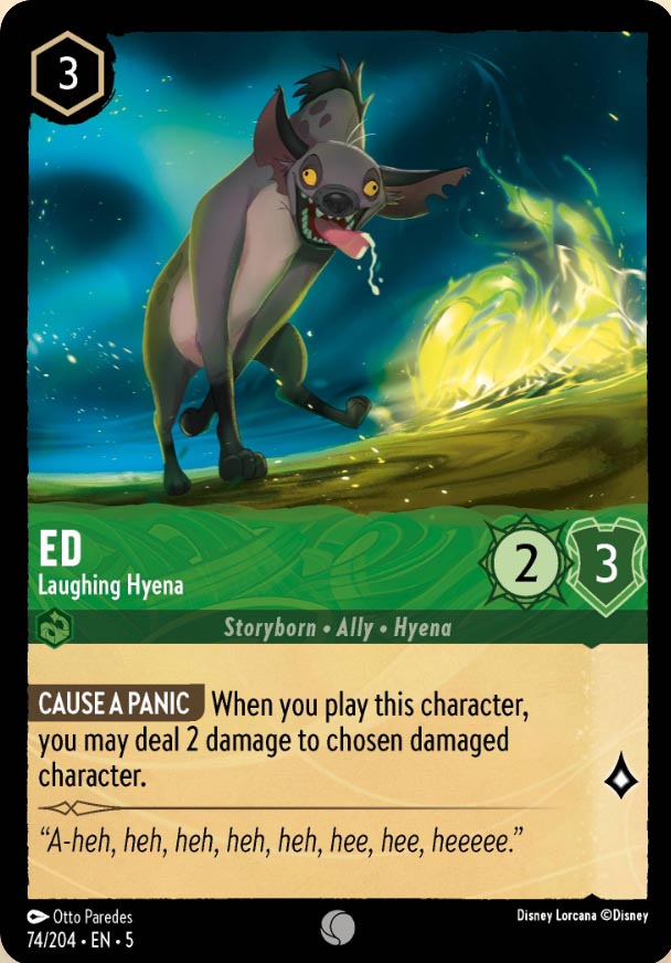 Disney Lorcana TCG: Ed, Laughing Hyena