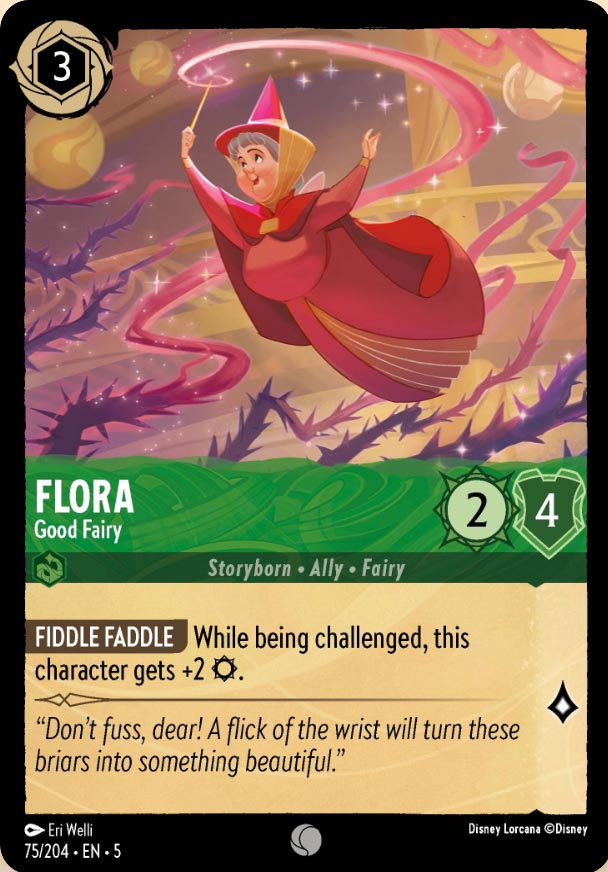 Disney Lorcana TCG: Flora, Good Fairy