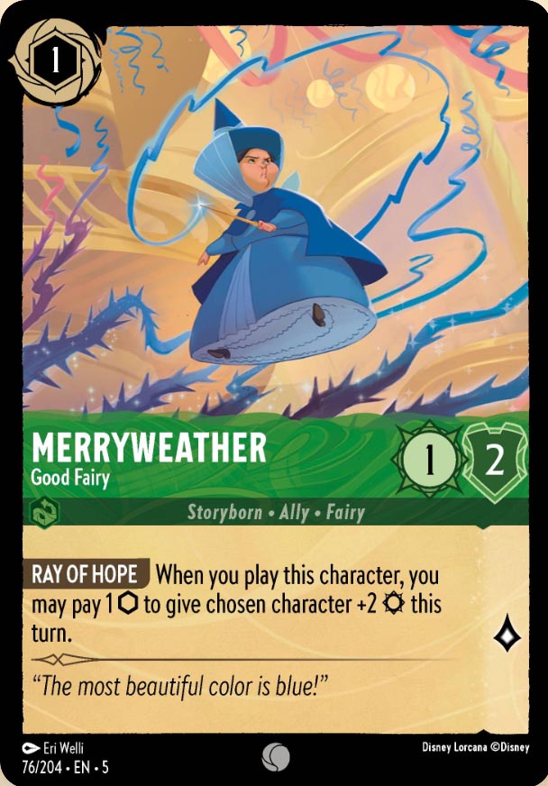 Disney Lorcana TCG: Merryweather, Good Fairy