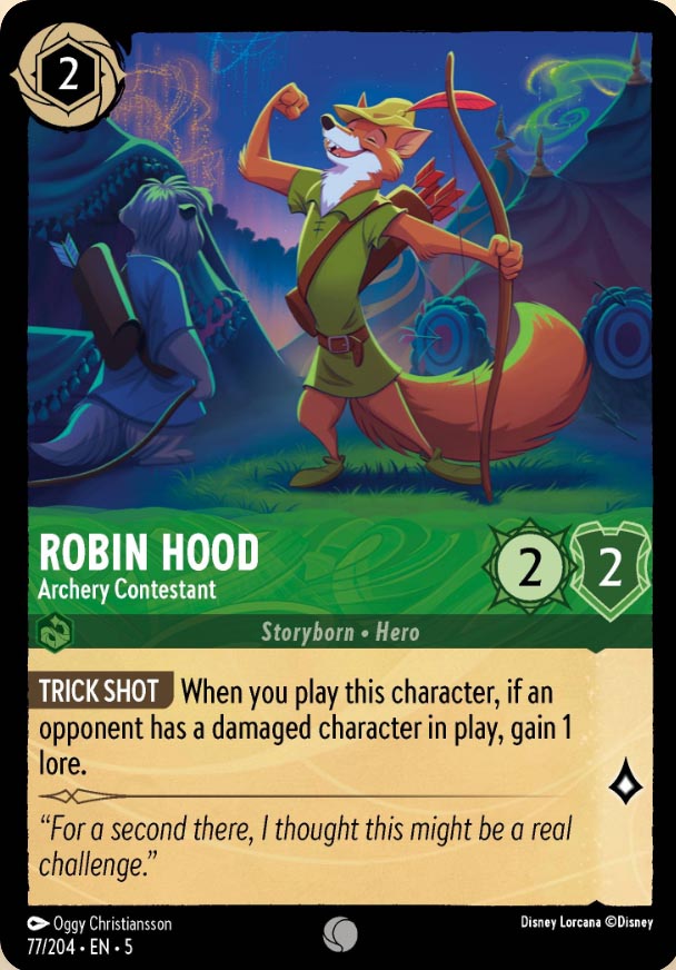 Disney Lorcana TCG: Robin Hood, Archery Contestant