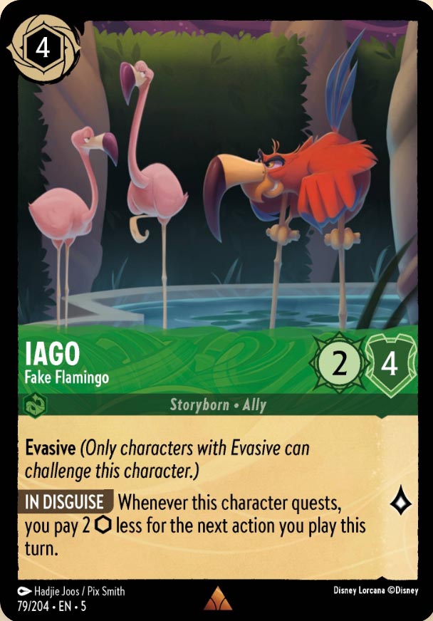 Disney Lorcana TCG: Iago, Fake Flamingo