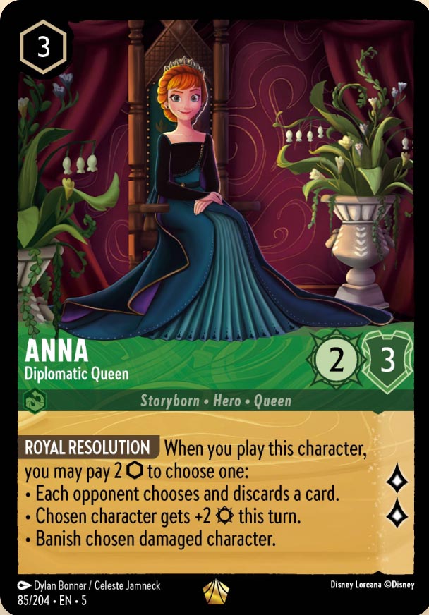 Disney Lorcana TCG: Anna, Diplomatic Queen