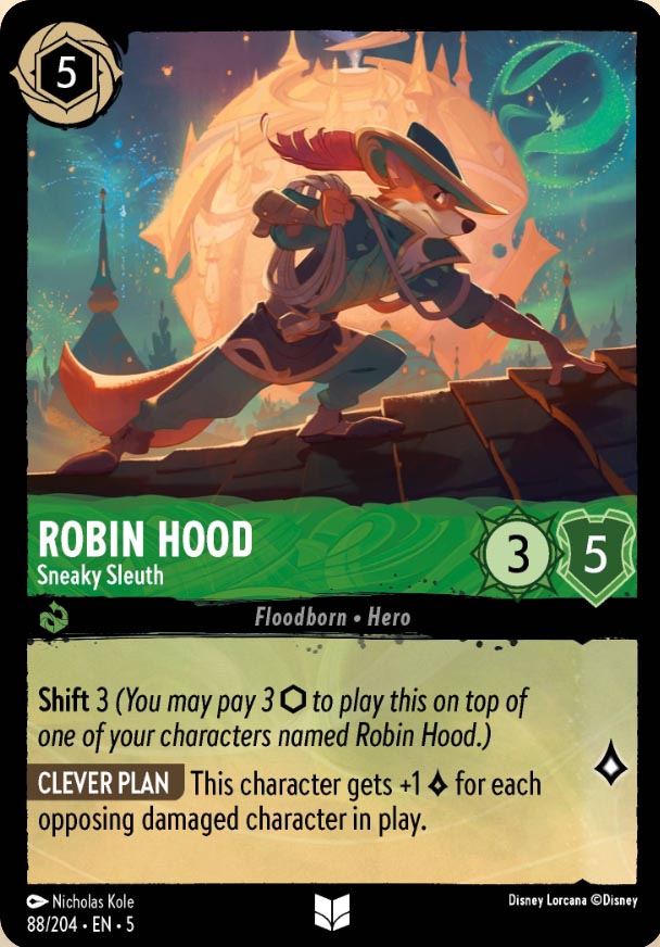 Disney Lorcana TCG: Robin Hood, Sneaky Sleuth