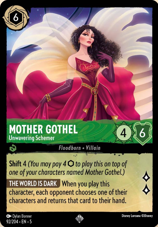 Disney Lorcana TCG: Mother Gothel, Unwavering Schemer