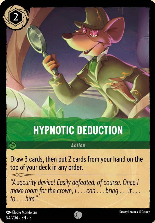 Disney Lorcana TCG: Hypnotic Deduction