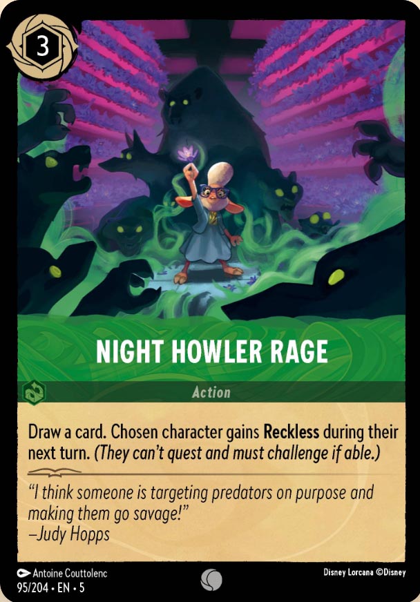 Disney Lorcana TCG: Night Howler Rage