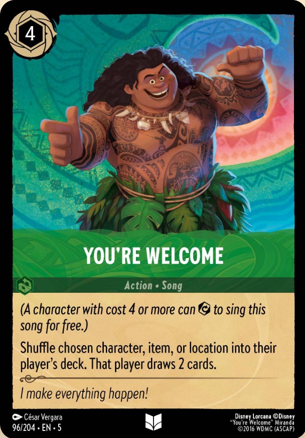 Disney Lorcana TCG: You're Welcome