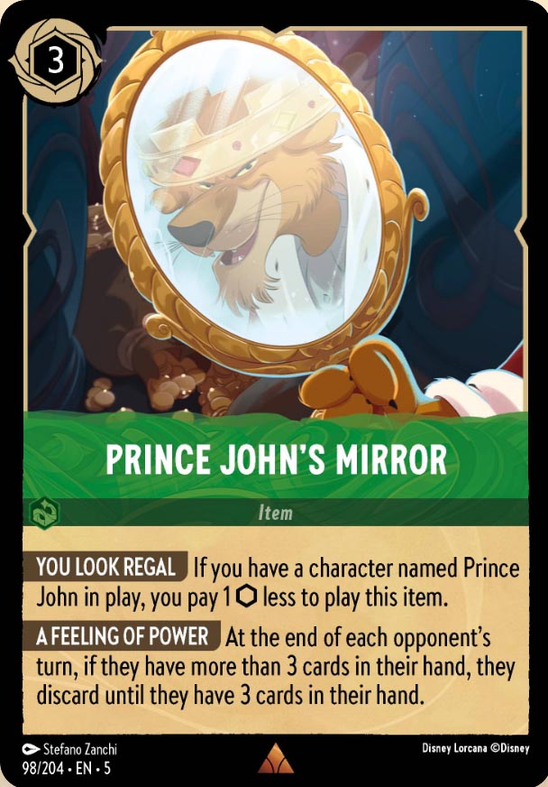 Disney Lorcana TCG: Prince John's Mirror