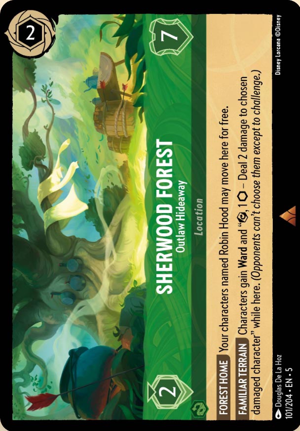 Disney Lorcana TCG: Sherwood Forest, Outlaw Hideaway