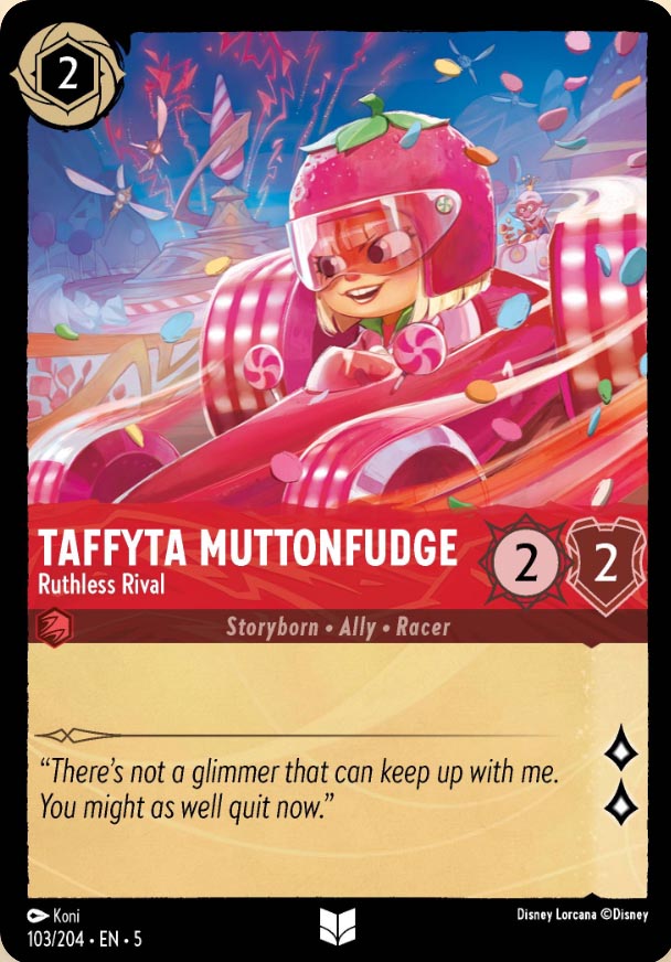 Disney Lorcana TCG: Taffyta Muttonfudge, Ruthless Rival