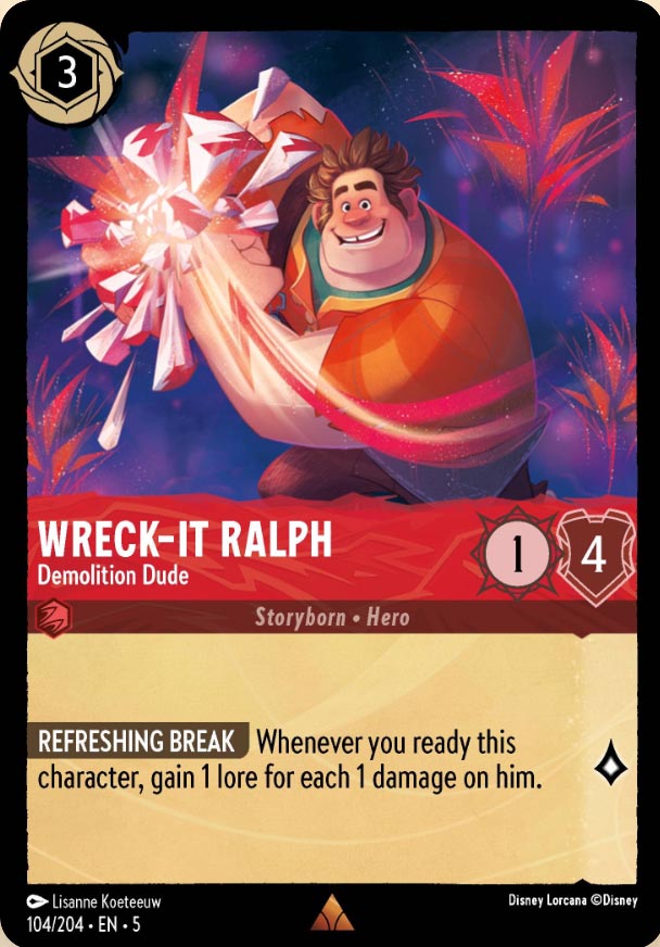 Disney Lorcana TCG: Wreck-It Ralph, Demolition Dude