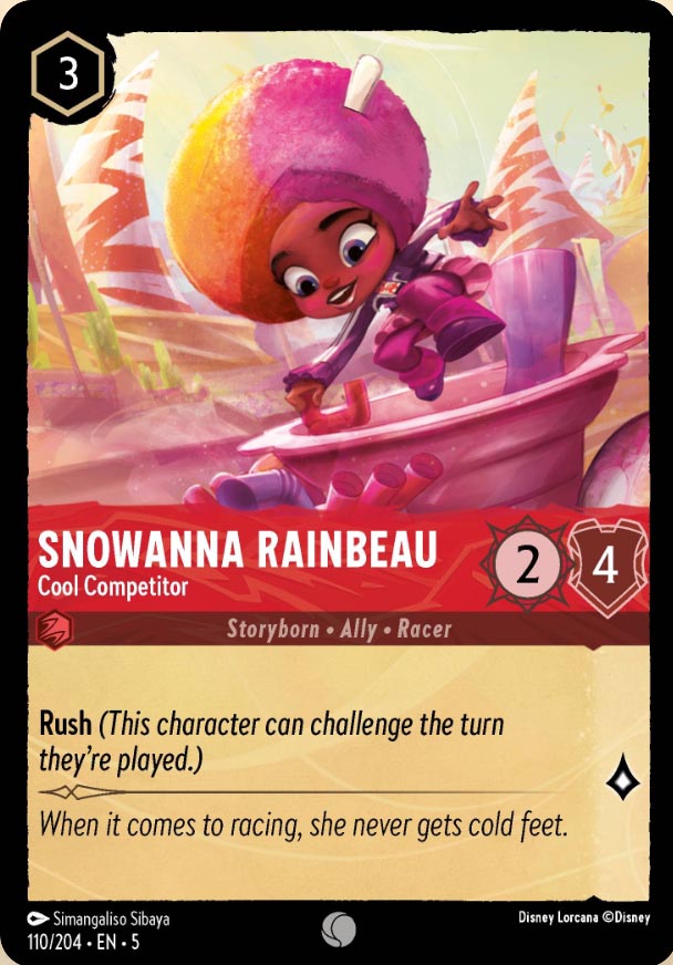 Disney Lorcana TCG: Snowanna Rainbeau, Cool Competitor