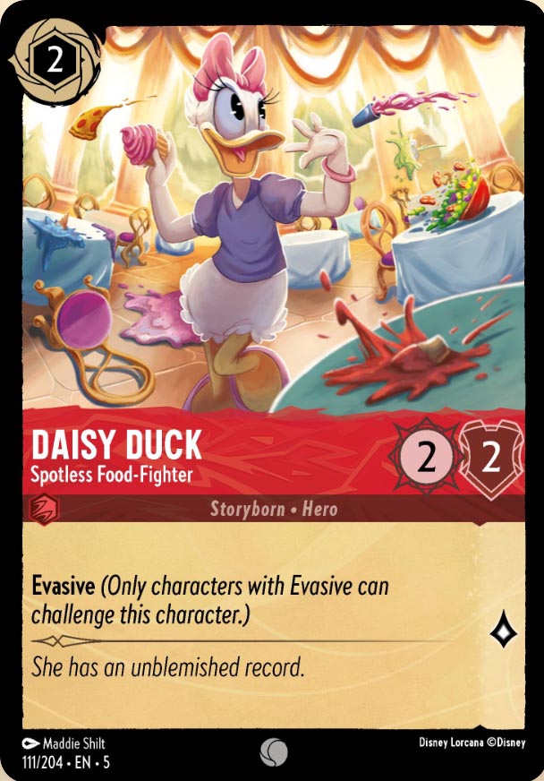 Disney Lorcana TCG: Daisy Duck, Spotless Food-Fighter