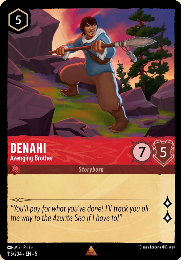 Disney Lorcana TCG: Denahi, Avenging Brother