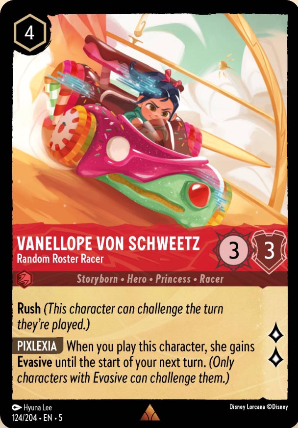 Disney Lorcana TCG: Vanellope Von Schweetz, Random Roster Racer