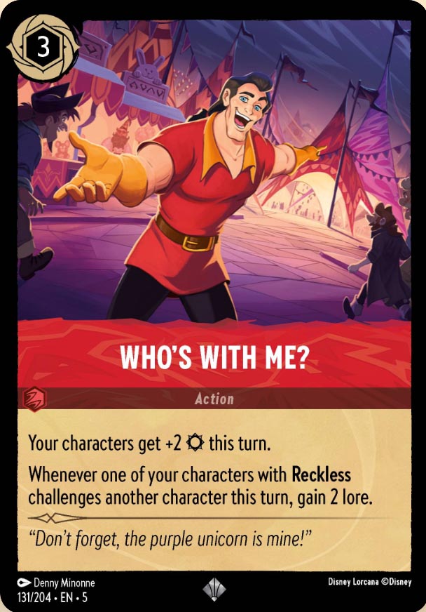 Disney Lorcana TCG: Who's With Me?