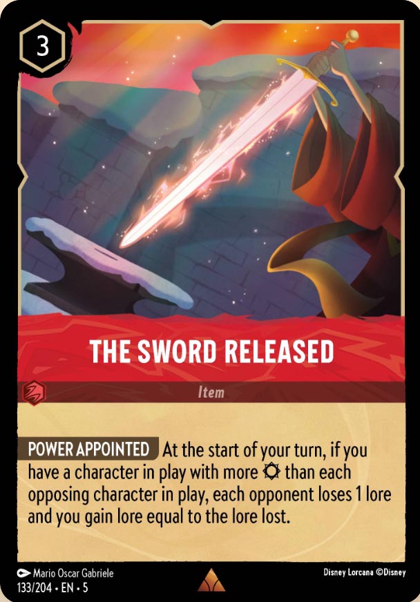 Disney Lorcana TCG: The Sword Released